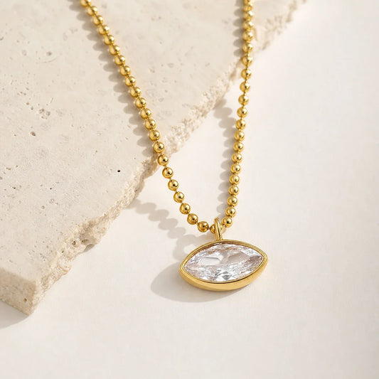 Alba Necklace editorial — TAIA Jewellery