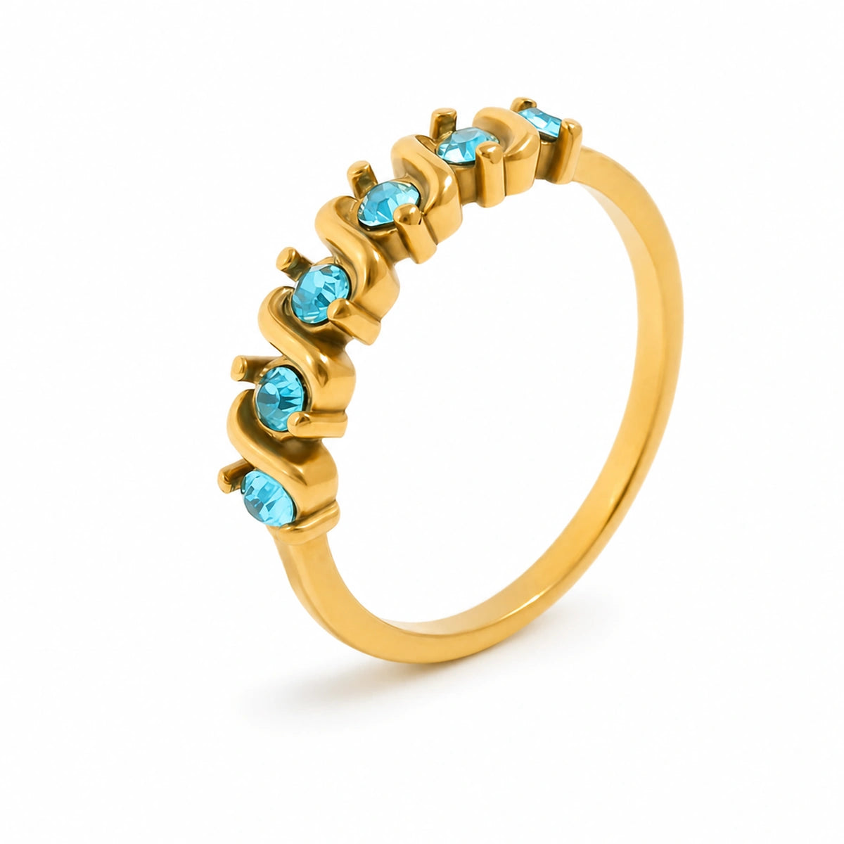 Crystal Crown Ring
