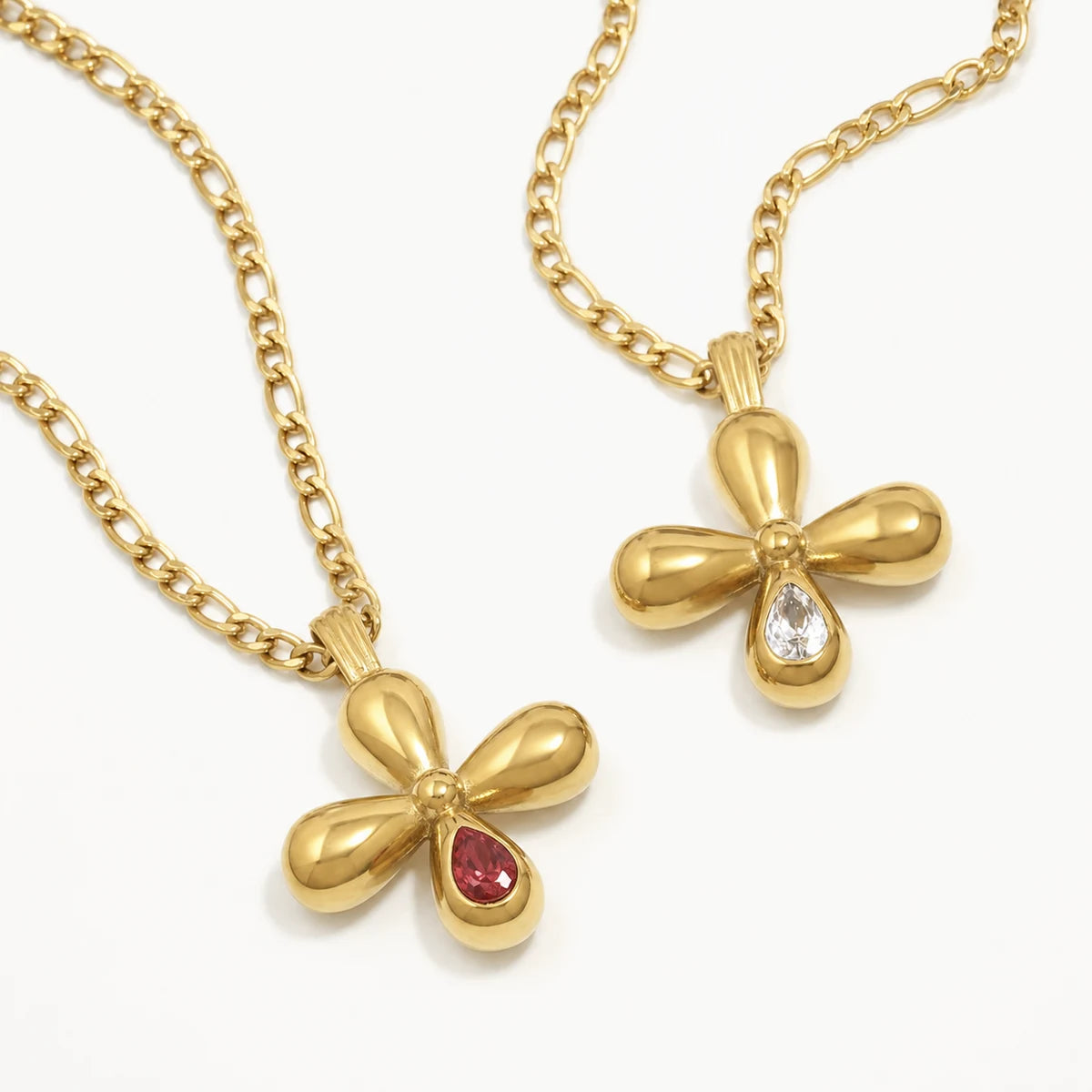 Bow Drop Necklace