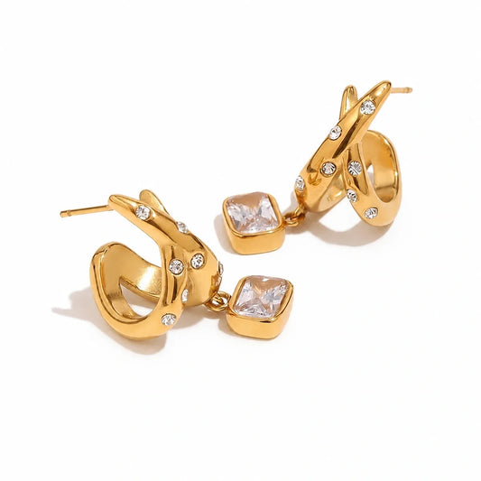 Facet Earrings — TAIA Jewellery