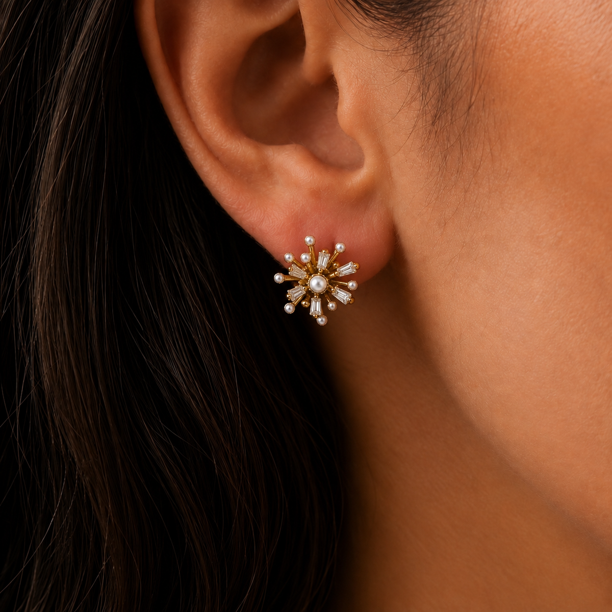 Solara Pearl Earrings