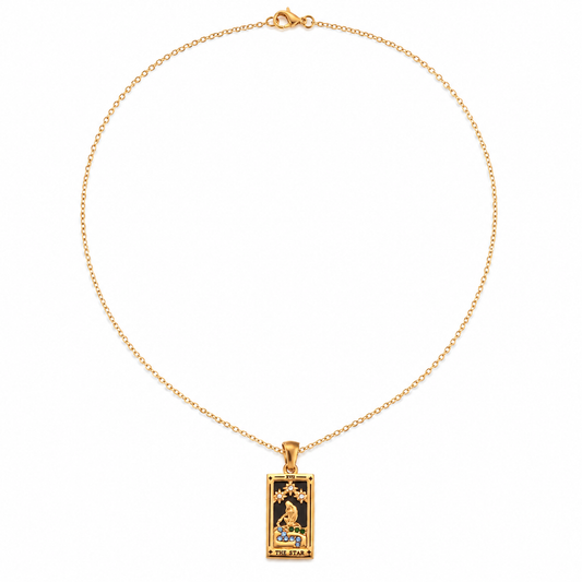 Arcana Tarot Necklace on a pure white background