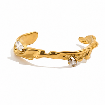 Ravelle Molten Zircon Cuff Bracelet