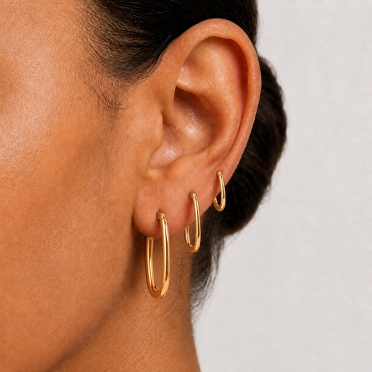 Arc Hoop Earrings