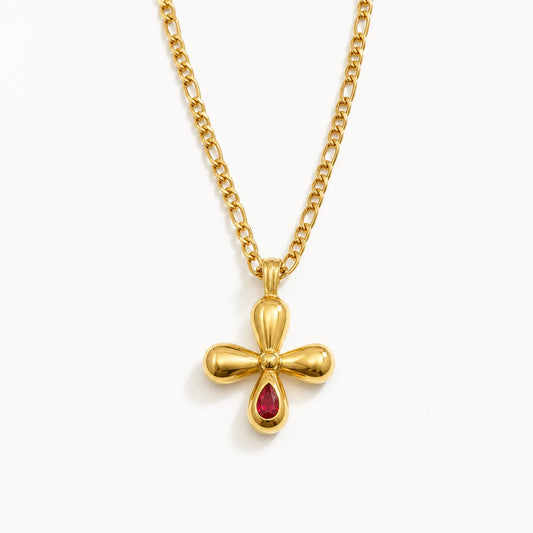Bow Drop Necklace