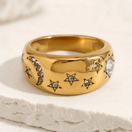 Celestial Band Ring editorial — TAIA Jewellery