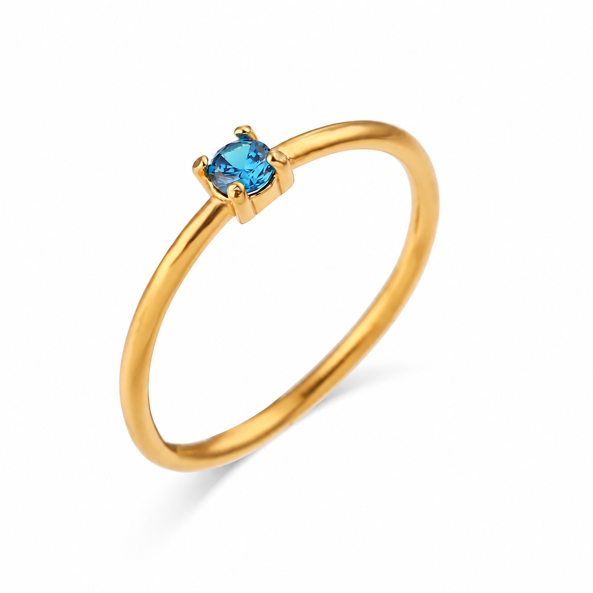 Céline Birthstone Ring — December stone in gold