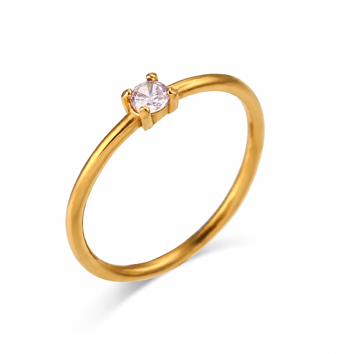 Céline Birthstone Ring — June stone in gold