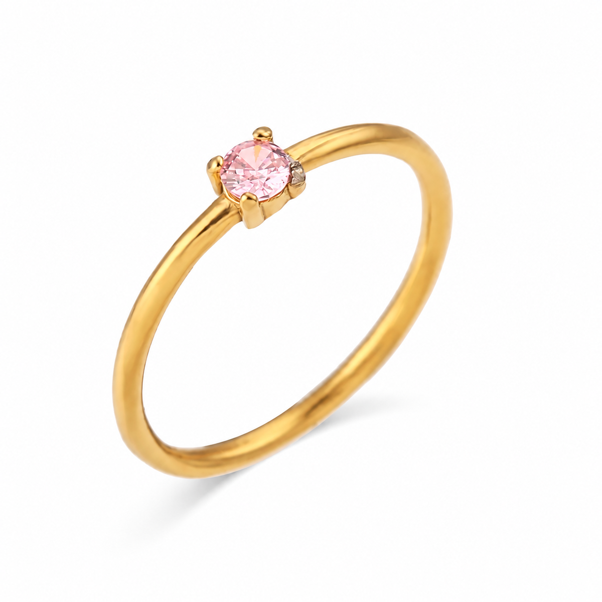 Céline Birthstone Ring — October stone in gold
