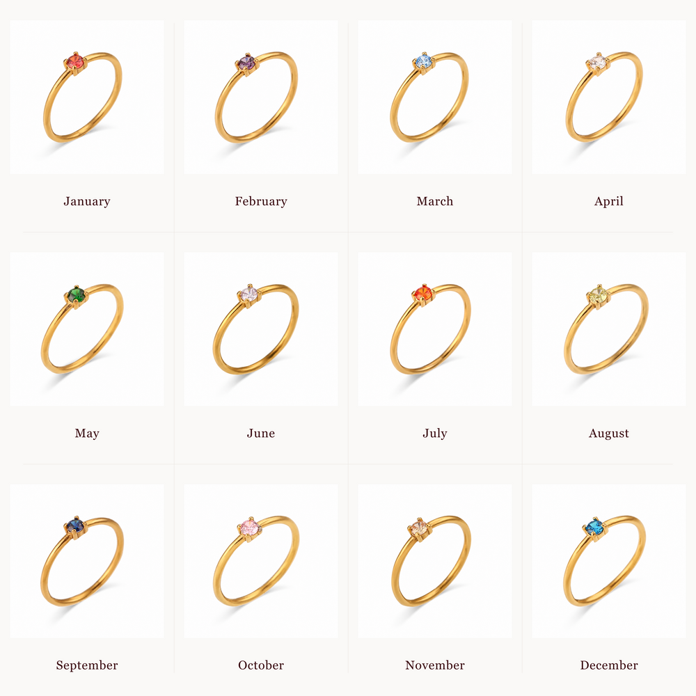 Céline Birthstone Ring