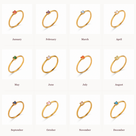 Céline Birthstone Ring