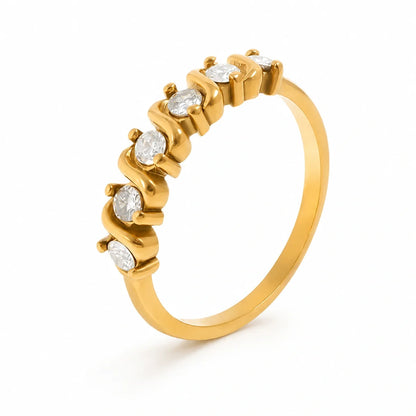 Crystal Crown Ring — TAIA Jewellery