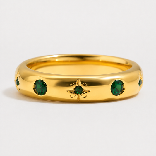 Crystal Star Ring