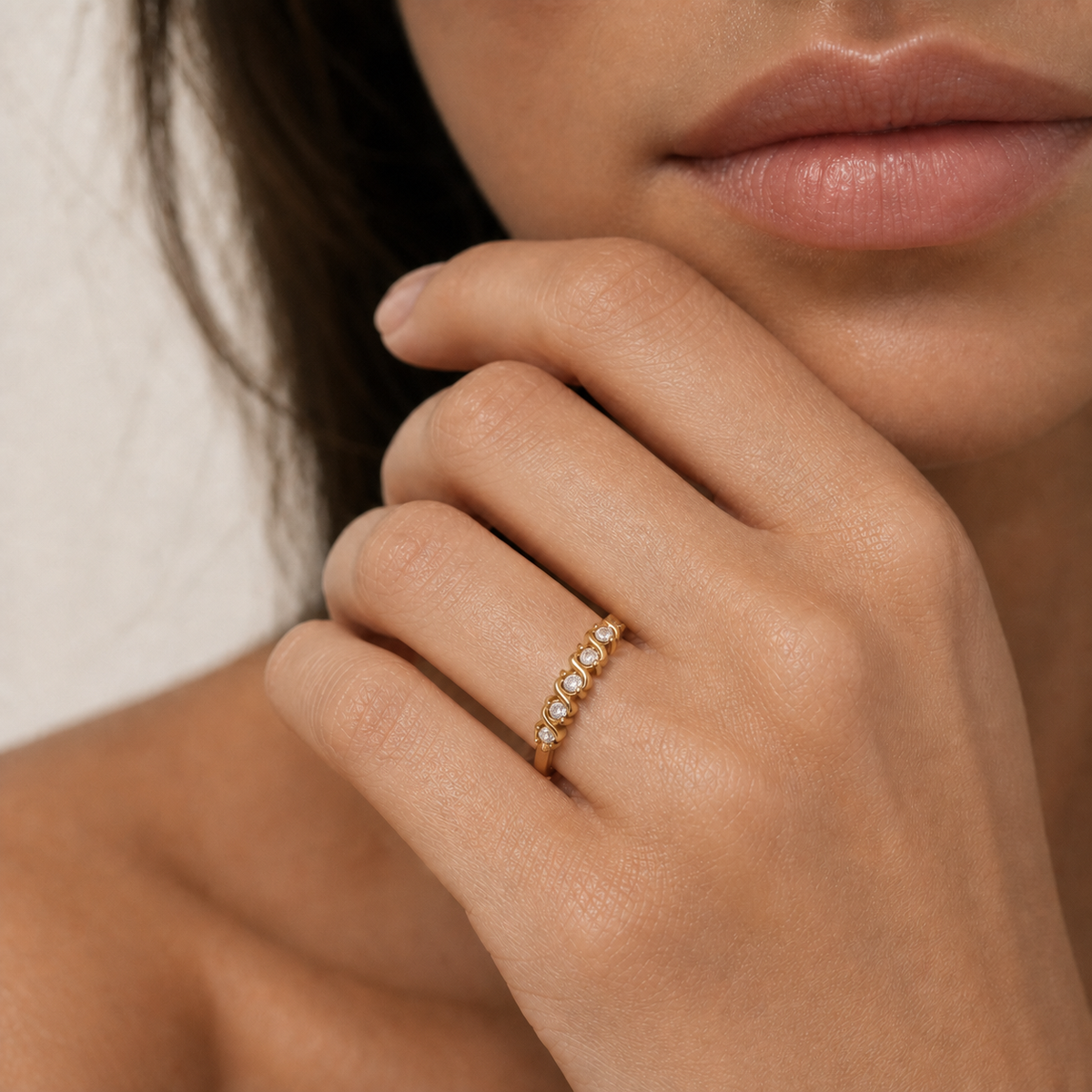 Crystal Crown Ring