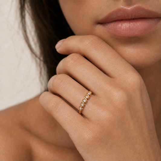 Crystal Crown Ring