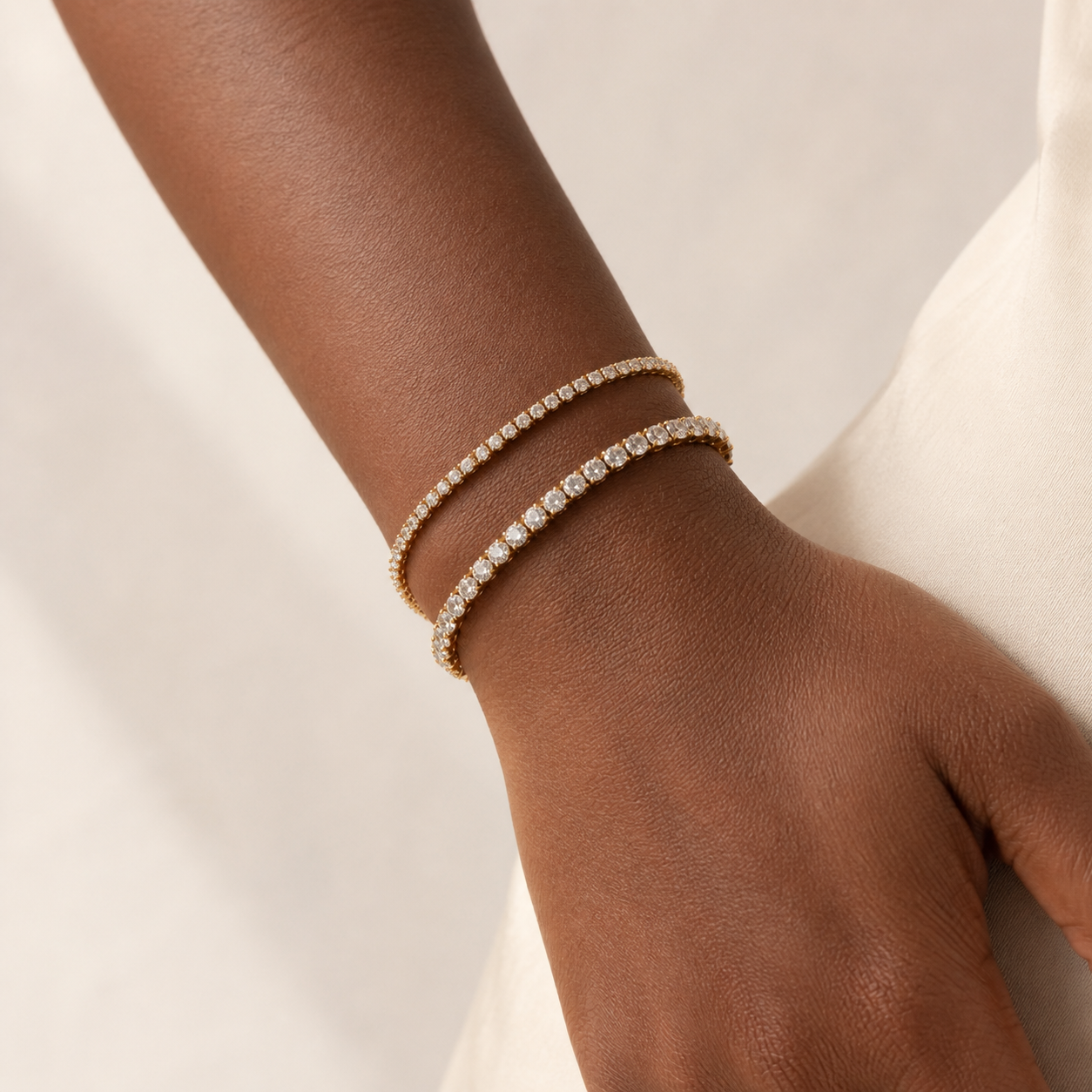 Trinity Tennis Bracelet