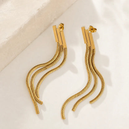 Flux Earrings editorial — TAIA Jewellery