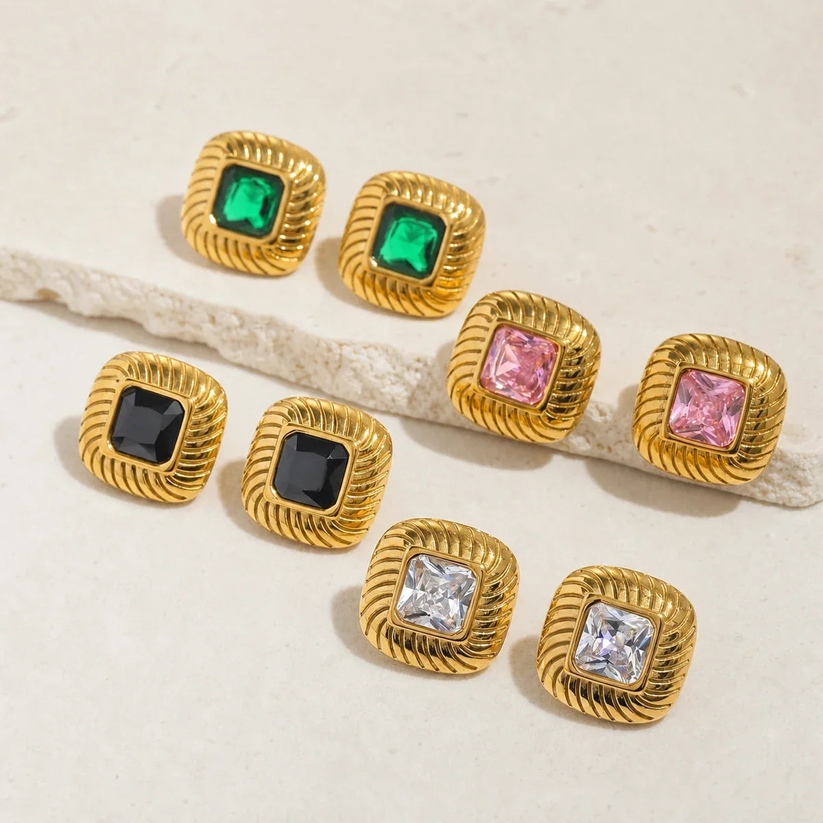 Gemma Earrings editorial — TAIA Jewellery