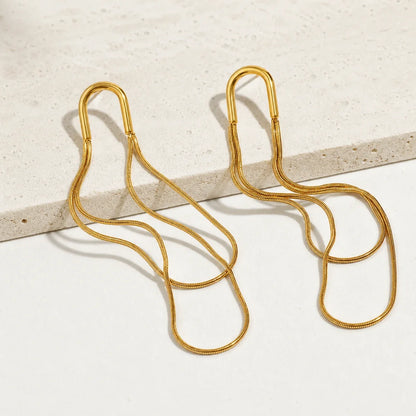 Linea Earrings editorial — TAIA Jewellery