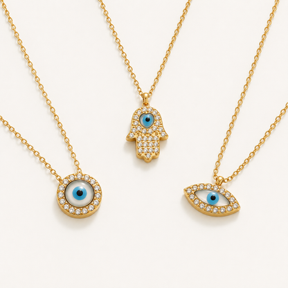 Azure Eye Necklace