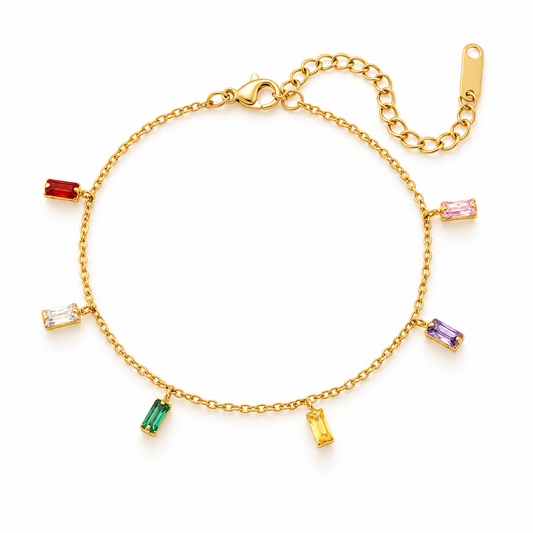 Orlane Rainbow Bracelet on a white background