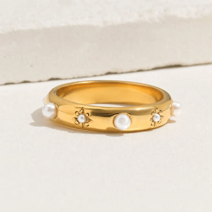 Pearl Star Ring editorial — TAIA Jewellery