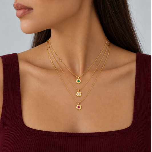 Ruth Birthstone Necklace