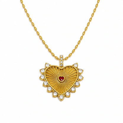 Sacred Heart Necklace — TAIA Jewellery