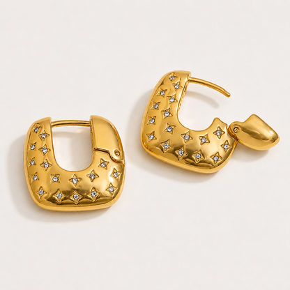 Stella Hoop Earrings