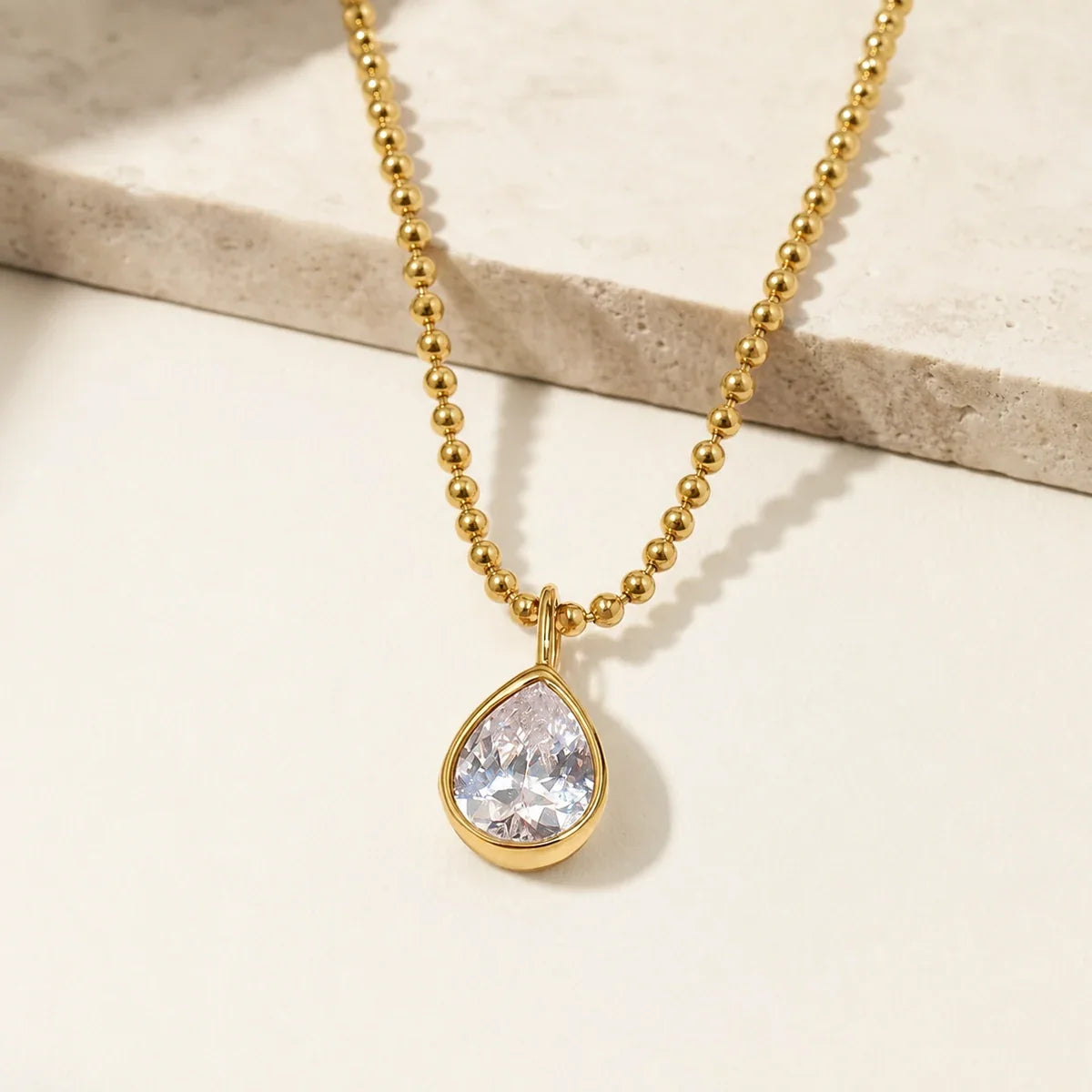 Thea Necklace editorial — TAIA Jewellery